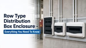 row type distribution box enclosure