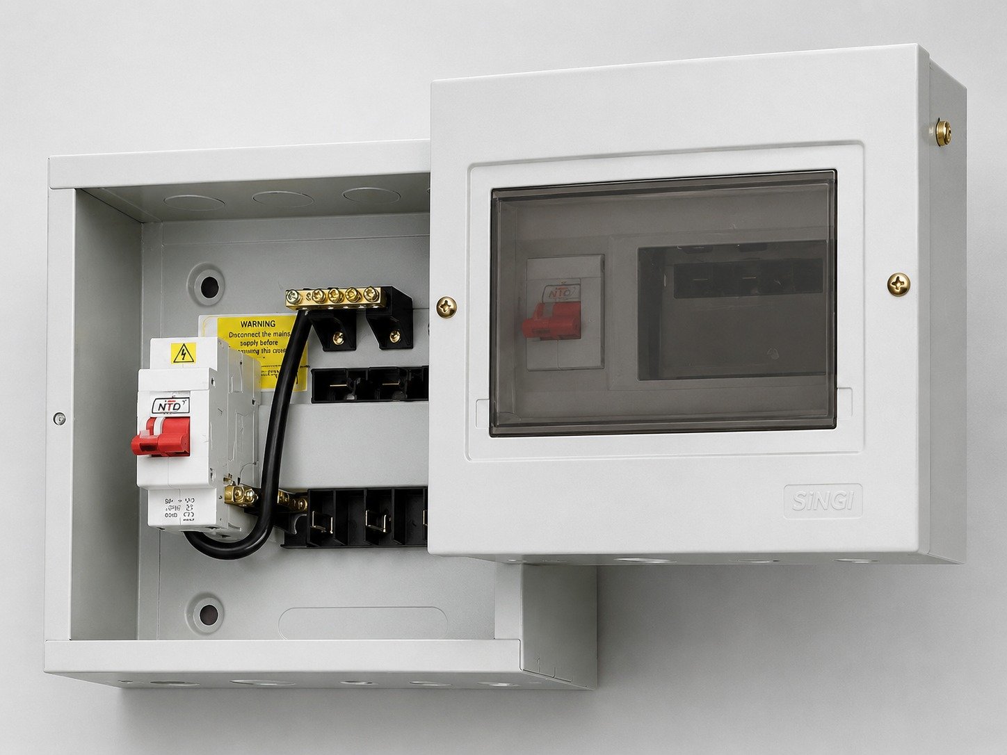 single phase consumer unit hybrid range distribution board